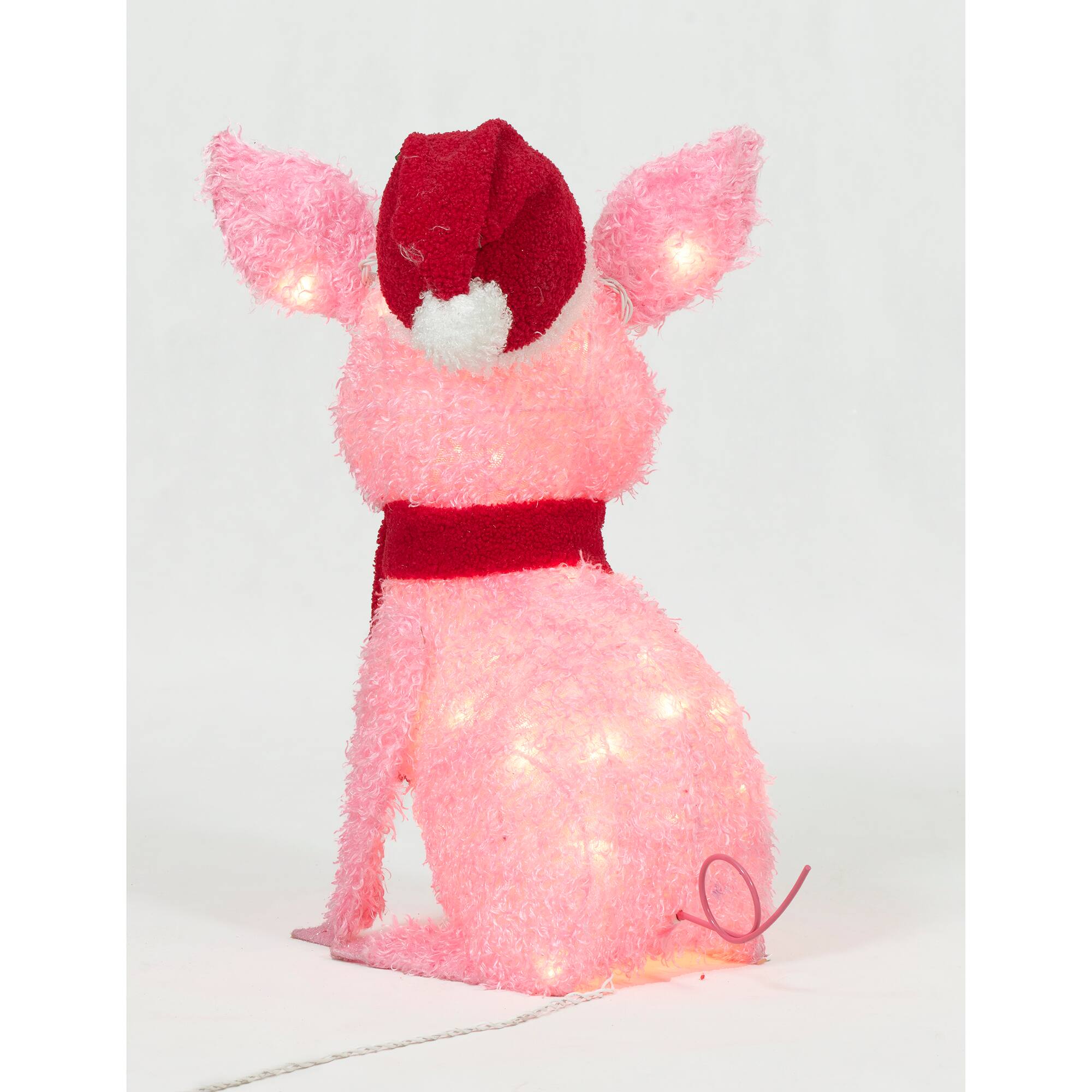 22" Plush Pig Sculpture